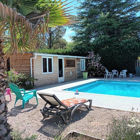 Chalet Banane Devant Piscine, A 6Km Du Festival De Piano De La Roque D'Antheron Rognes Exteriör bild