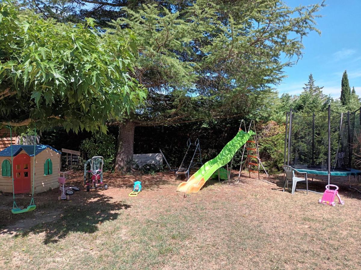 Chalet Banane Devant Piscine, A 6Km Du Festival De Piano De La Roque D'Antheron Rognes Exteriör bild