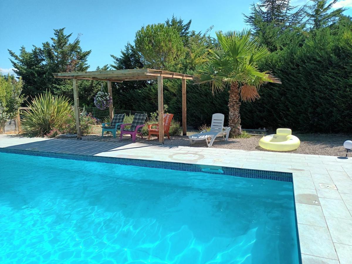 Chalet Banane Devant Piscine, A 6Km Du Festival De Piano De La Roque D'Antheron Rognes Exteriör bild