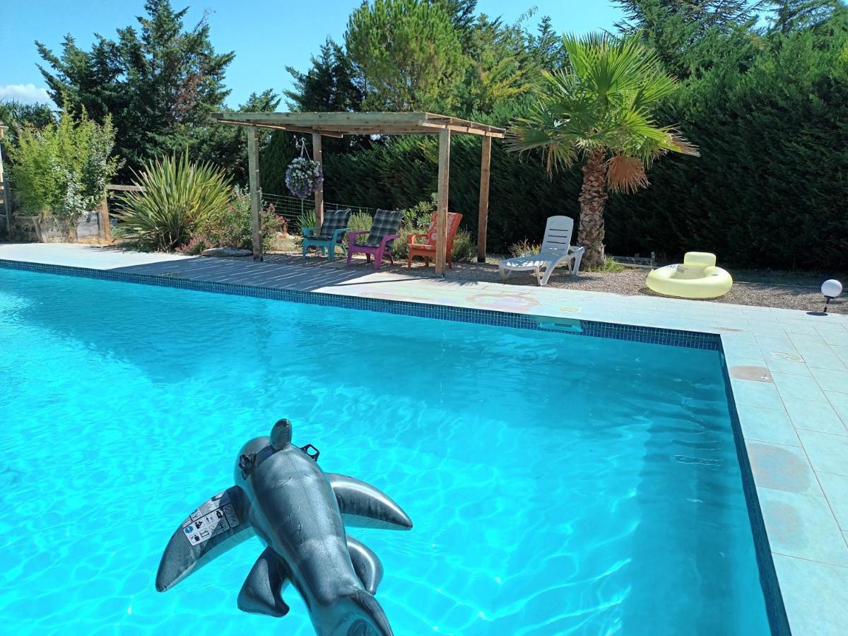 Chalet Banane Devant Piscine, A 6Km Du Festival De Piano De La Roque D'Antheron Rognes Exteriör bild