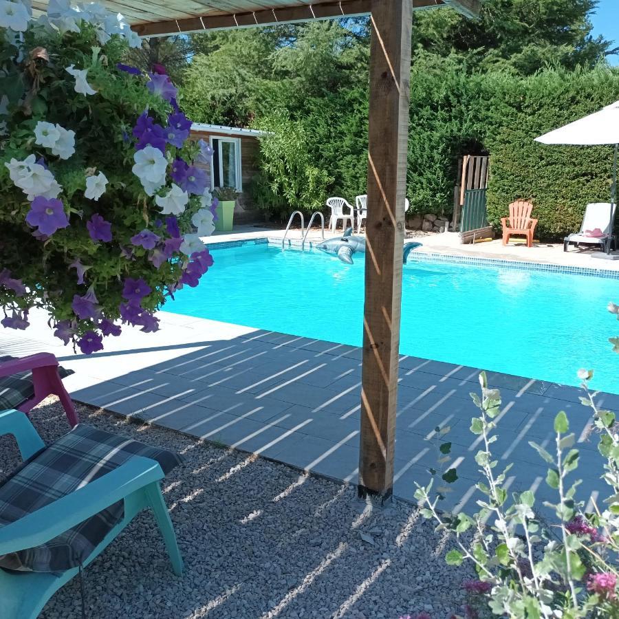 Chalet Banane Devant Piscine, A 6Km Du Festival De Piano De La Roque D'Antheron Rognes Exteriör bild